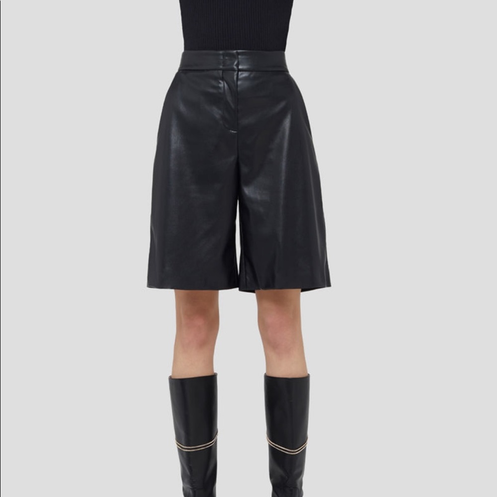ECO LEATHER SHORTS MSGM